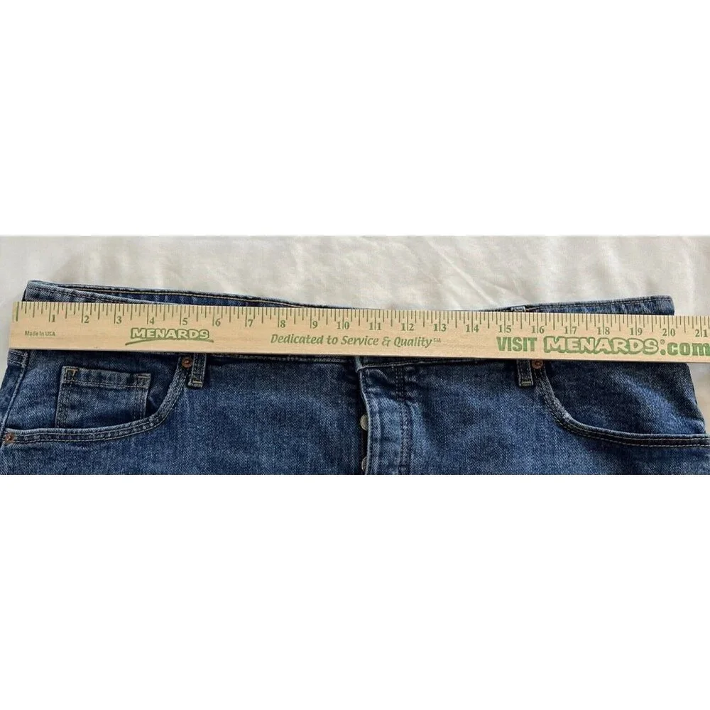 Old Navy Women’s High Rise Marcia Denim Mini Skirt Raw Fringe Hem NWT Size 18 - Picture 14 of 15